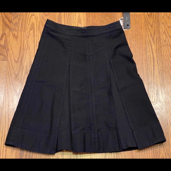 Marc Jacobs NWT Midi Pleated Skirt Normandy Blue - Picture 2 of 7